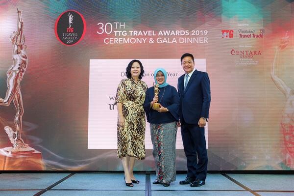 ภาพข่าว: Bali คว้ารางวัล Destination of the Year จาก TTG Travel Awards 2019