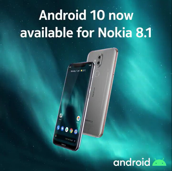 สมาร์ทโฟนโนเกียประกาศใช้ระบบปฏิบัติการ Android 10 ให้ Nokia 8.1 เป็นรุ่นแรกที่ได้รับการอัพเกรด