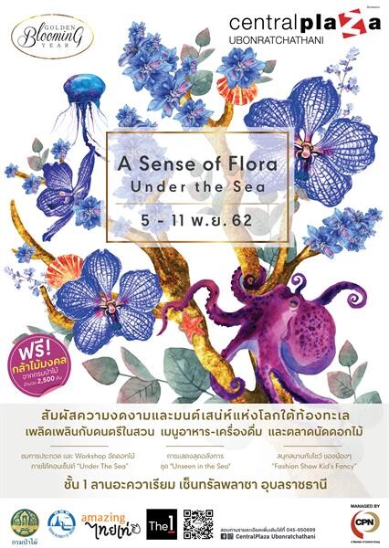 งานจัดแสดงดอกไม้ A Sense of Flora @ศูนย์การค้าเซ็นทรัลพลาซา อุบลราชธานี