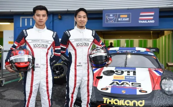 2 คู่หูนักแข่งไทย ทีม AAS Motorsport