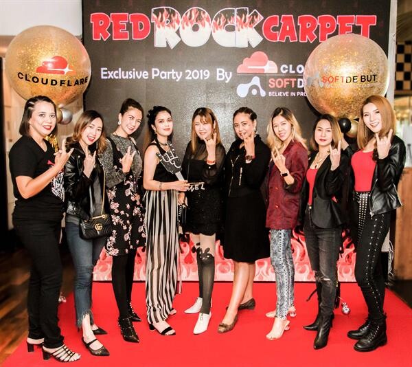 Softde'but จับมือ Cloudflare จัดงาน "Cloudflare Red Rock Carpet Exclusive Party 2019” สำหรับตัวแทนจำหน่ายในประเทศไทย