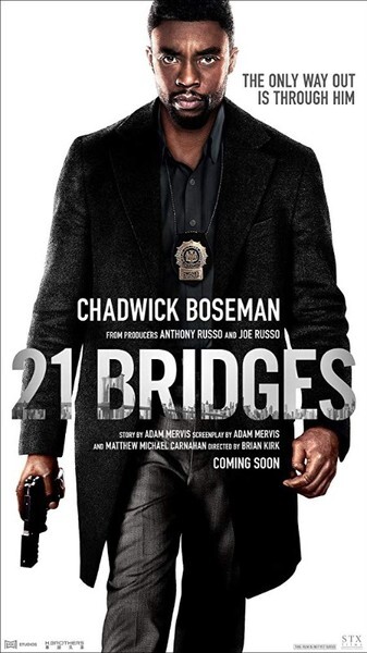 “แชดวิก โบสแมน” เปิดทีมล่า ปิดทางหนี ไปกับแอ็คชั่นมันส์ระห่ำเดือด ใน “21 Bridges เผด็จศึกยึดนิวยอร์ก”