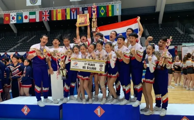 'ทีมไทยแลนด์’ คว้าแล้ว ! แชมป์โลกเชียร์ลีดดิ้งและเชียร์ดานซ์