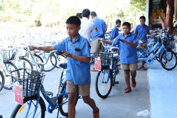 เอ็นทีที ปันน้ำใจ สานต่อโครงการ “Ride to School” มอบจักรยาน ให้น้องๆ ปั่นไปเรียน
