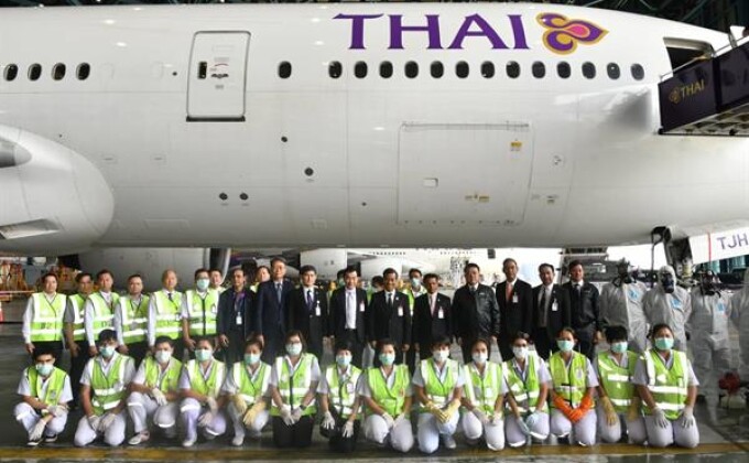 การบินไทยและไทยสมายล์ออกมาตรการป้องกันการแพร่ระบาดของโรคปอดอักเสบจากไวรัสโคโรนาสายพันธุ์ใหม่