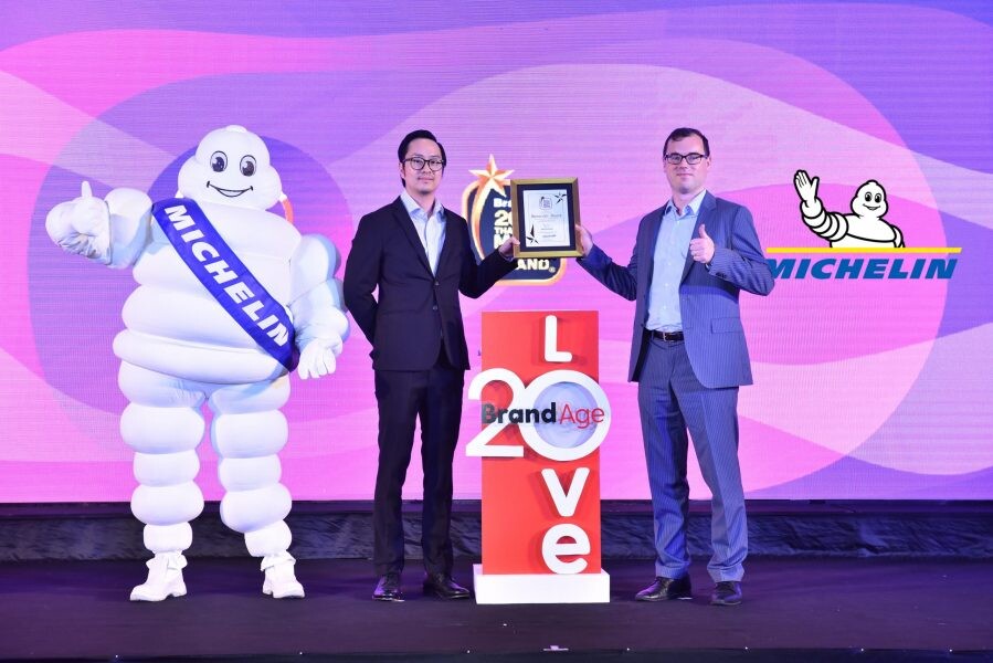 'มิชลิน’ รับรางวัล Thailand’s Most Admired Brand กลุ่มยางรถยนต์ ประจำปี 2020 ต่อเนื่อง 20 ปี
