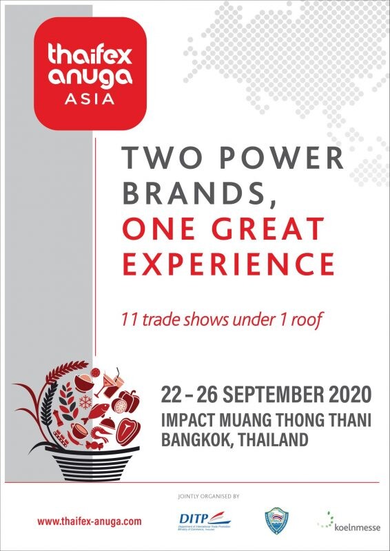 THAIFEX – ANUGA ASIA 2020 to take place in September 2020