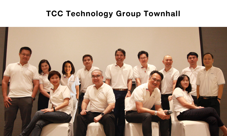 กลุ่มทีซีซี เทคโนโลยี จัดงานทาว์นฮอลล์  เดินหน้าผลักดันเป้าหมายสู่การเป็น Trusted Technology Solutions Partner