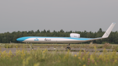 KLM และ TU Delft ประกาศความสำเร็จการทดสอบบิน "Flying-V" ครั้งแรก