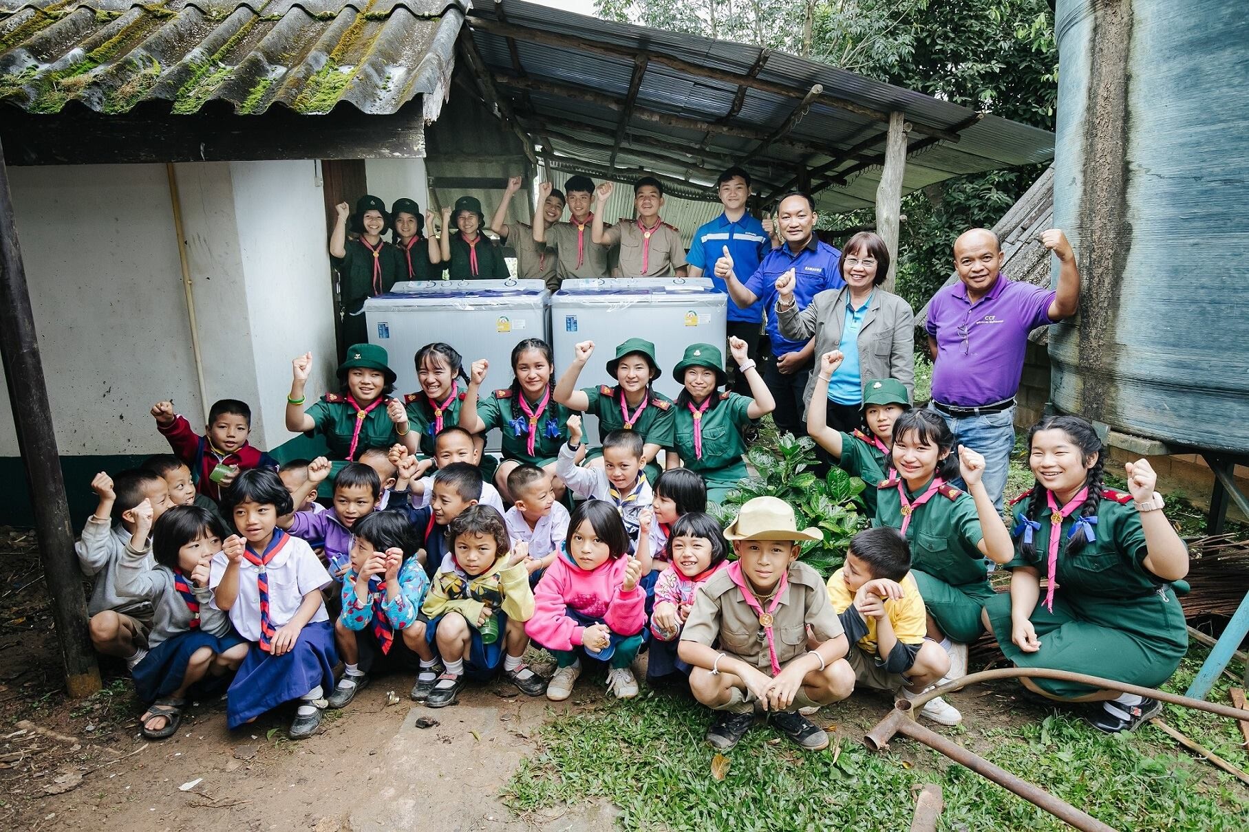 ซัมซุงส่งเสริมสุขอนามัยนักเรียนภาคเหนือ มอบเครื่องซักผ้าแก่ 4 โรงเรียน ภายใต้โครงการ "Samsung Love & Care