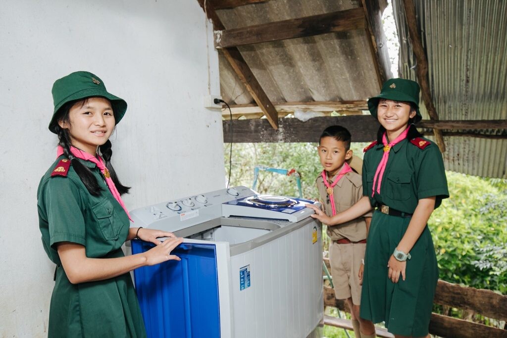 ซัมซุงส่งเสริมสุขอนามัยนักเรียนภาคเหนือ มอบเครื่องซักผ้าแก่ 4 โรงเรียน ภายใต้โครงการ "Samsung Love & Care