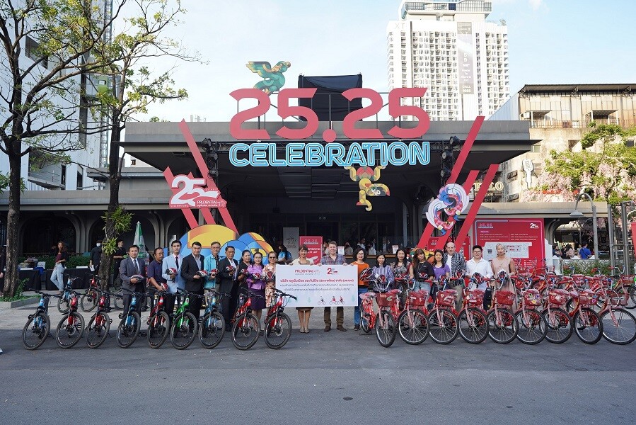 Prudential Thailand Donates Bicycles to Students in Samutprakarn