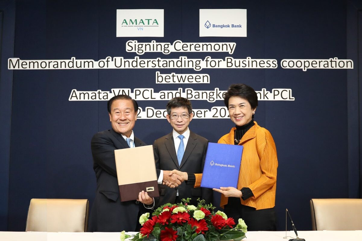 Bangkok Bank and Amata VN expand business cooperation for industrial estates in Vietnam