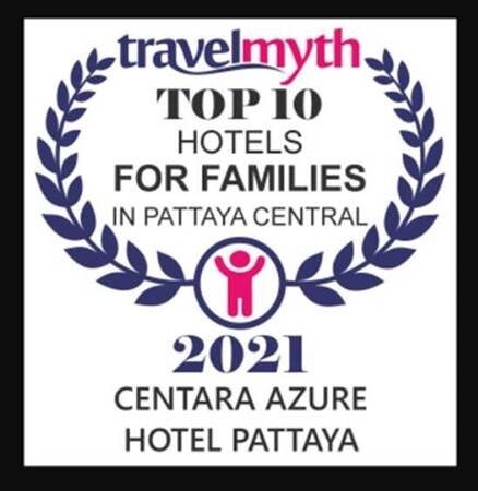 เซ็นทารา อาซัวร์ พัทยา คว้ารางวัล 10 อันดับโรงแรมเพื่อครอบครัว จาก Travelmyth Awards 2021