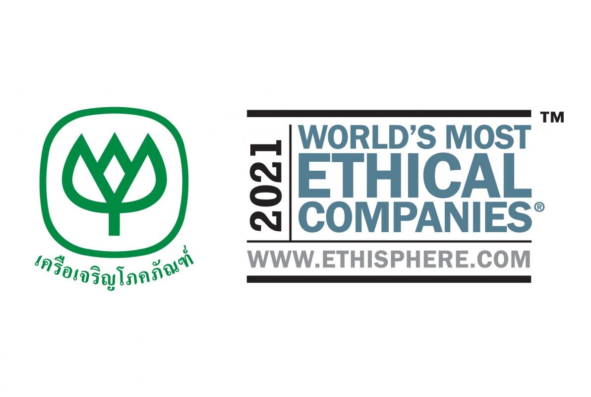 เครือซีพี ติดลิสต์บริษัทชั้นนำที่มีจริยธรรมมากที่สุดในโลก The 2021 World's Most Ethical Companies จาก Ethisphere สถาบันระดับโลกที่กำหนดมาตรฐานการดำเนินธุรกิจที่มีจริยธรรม