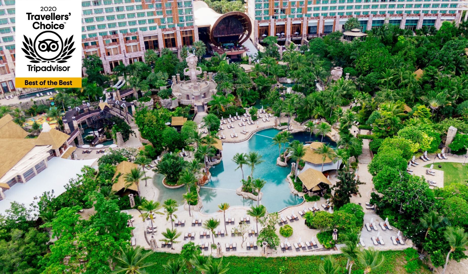 Centara Grand Mirage Beach Resort Pattaya in Top 25 Family Hotels Travelers' Choice Best of the Best award in Thailand 2020