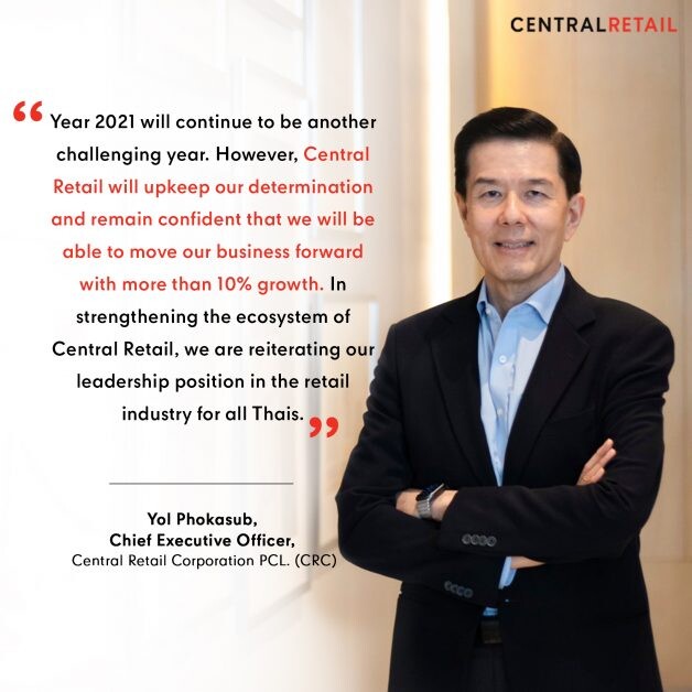 CRC shows confidence in 2021 business plan foreseeing more than 10% sales growth ready to pay dividend of 0.40 baht/share