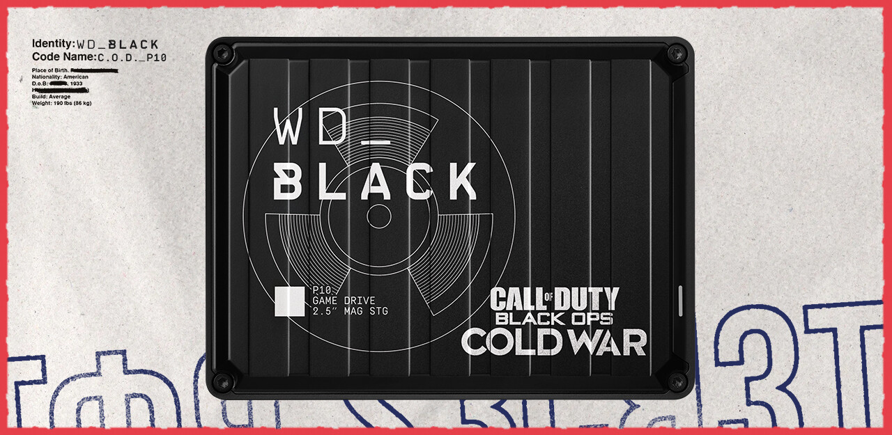 เวสเทิร์น ดิจิตอล ส่งเกมไดร์ฟ WD_Black P10 สเปเชียล เอดิชั่น เอาใจสาวก Call of Duty โดยเฉพาะ