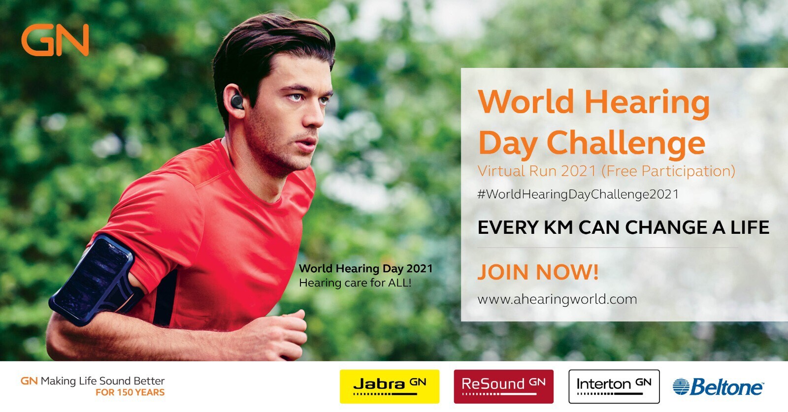 เชิญชวนร่วมกิจกรรม เดิน-วิ่ง ส่งต่อความสุขทางการได้ยินในวันการได้ยินโลกกับ World Hearing Day Challenge