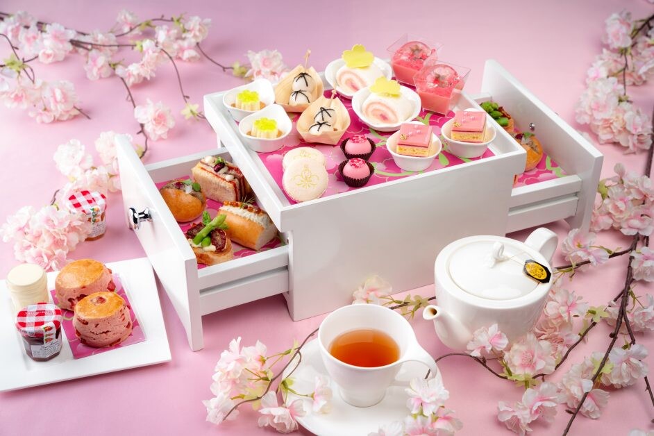 Sweet & Savoury Sakura Afternoon Tea Delights at Up & Above Bar