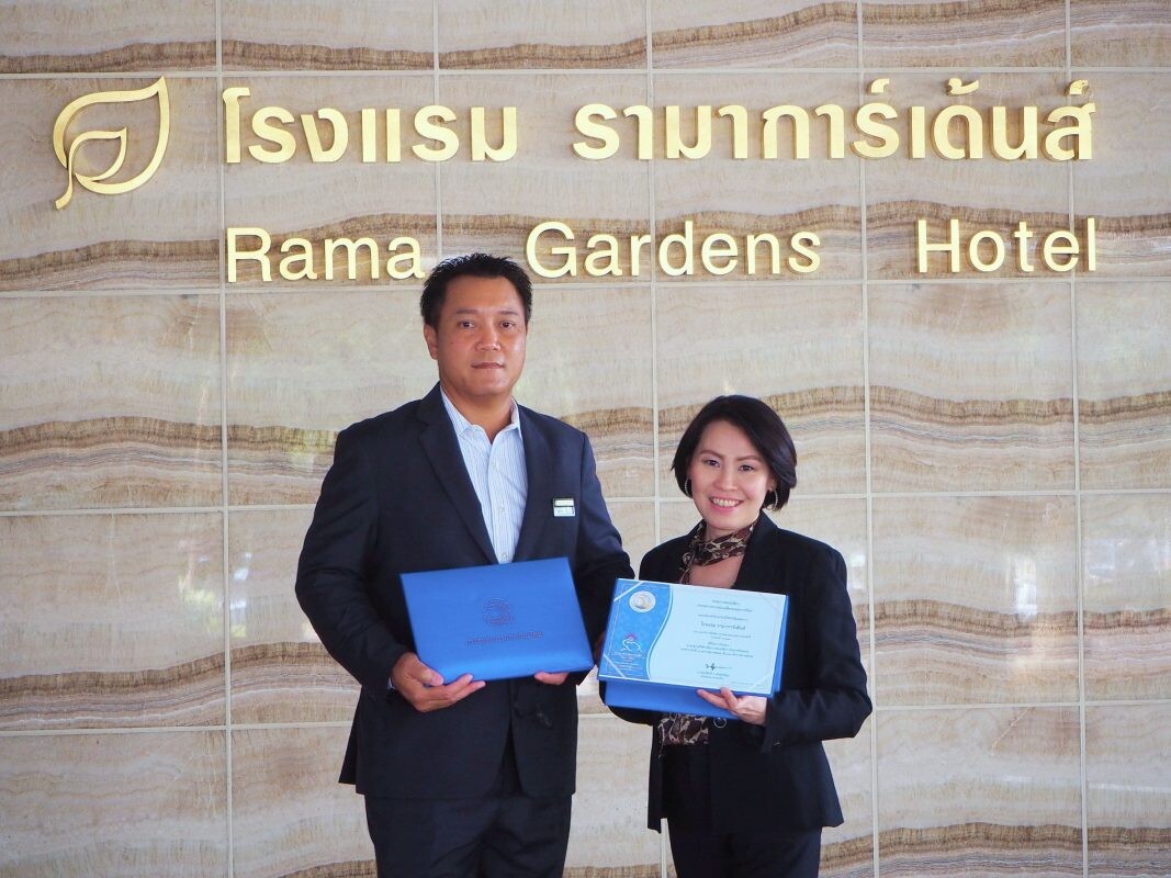 โรงแรมรามา การ์เด้นส์ กรุงเทพฯ ได้รับการรับรองมาตรฐานการท่องเที่ยวไทย (THAILAND TOURISM STANDARD) ประจำปี 2563