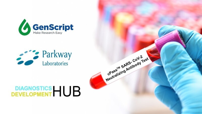 GenScript, Parkway Laboratories and Diagnostics Development (DxD) Hub collaborate to provide cPass(TM) SARS-CoV-2 Neutralizing Antibody Testing Service in Singapore