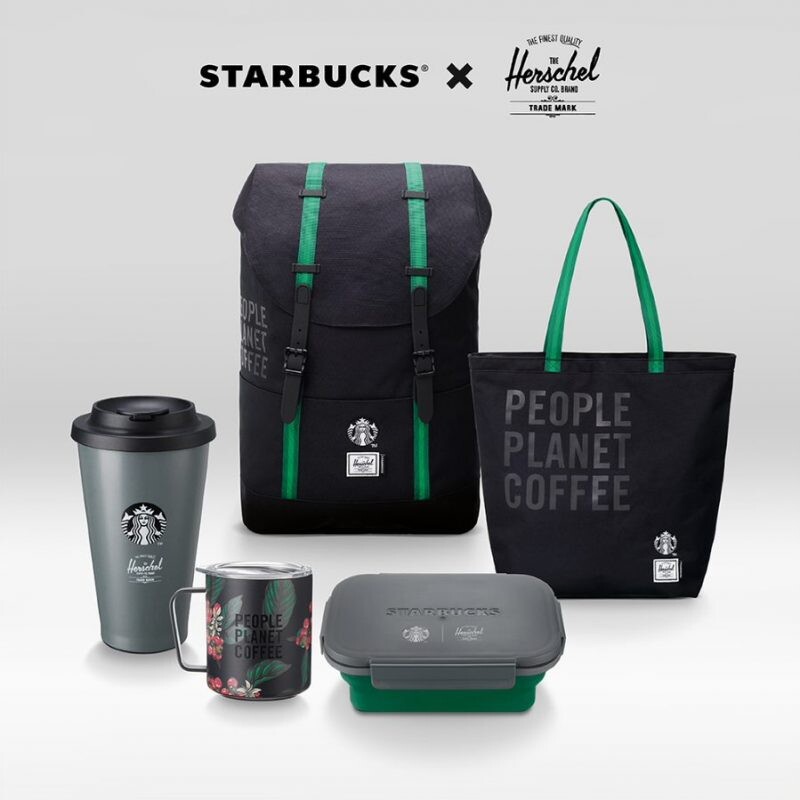 สตาร์บัคส์ เปิดตัวคอลเลคชั่น Starbucks(R) X Herschel Supply Co. โดดเด่นด้วยวัสดุรีไซเคิลและคุณสมบัตินำกลับมาใช้ซ้ำได้