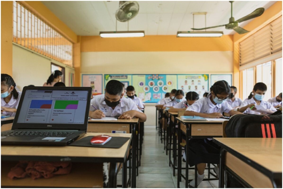 'Thailand Learning' เดินหน้ารุกกิจกรรมการศึกษา พบน้องๆ 'โรงเรียนวัดไทร(ถาวรพรหมานุกูล)' ชูจุดเด่น เพิ่มลูกเล่นการเรียนการสอนออนไลน์