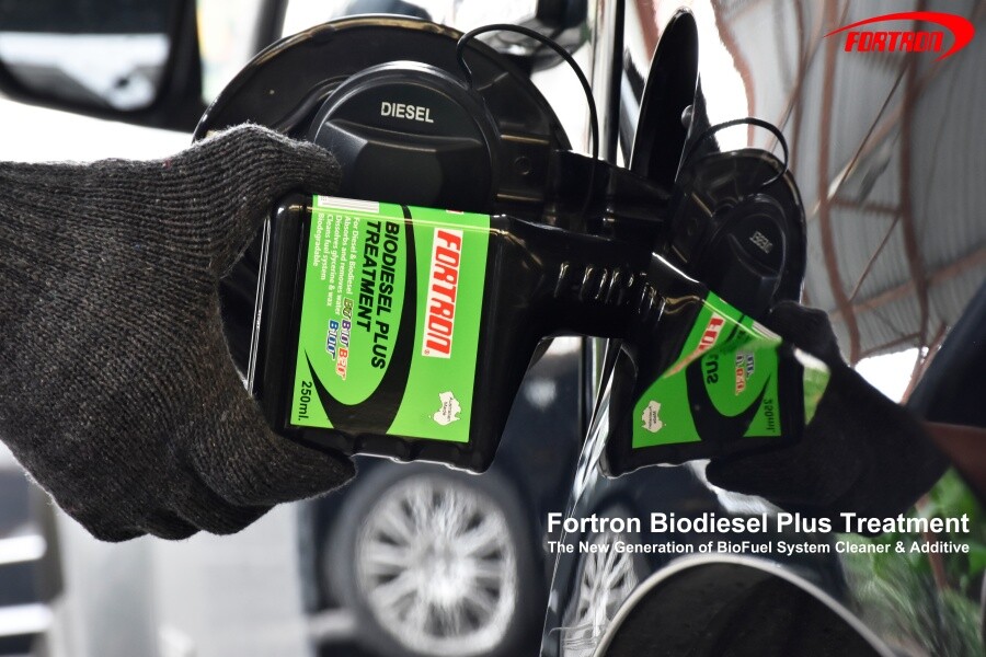 ขจัดน้ำ สลายคราบไขมัน นวัตกรรมผลิตภัณฑ์ Fortron Biodiesel Plus Treatment