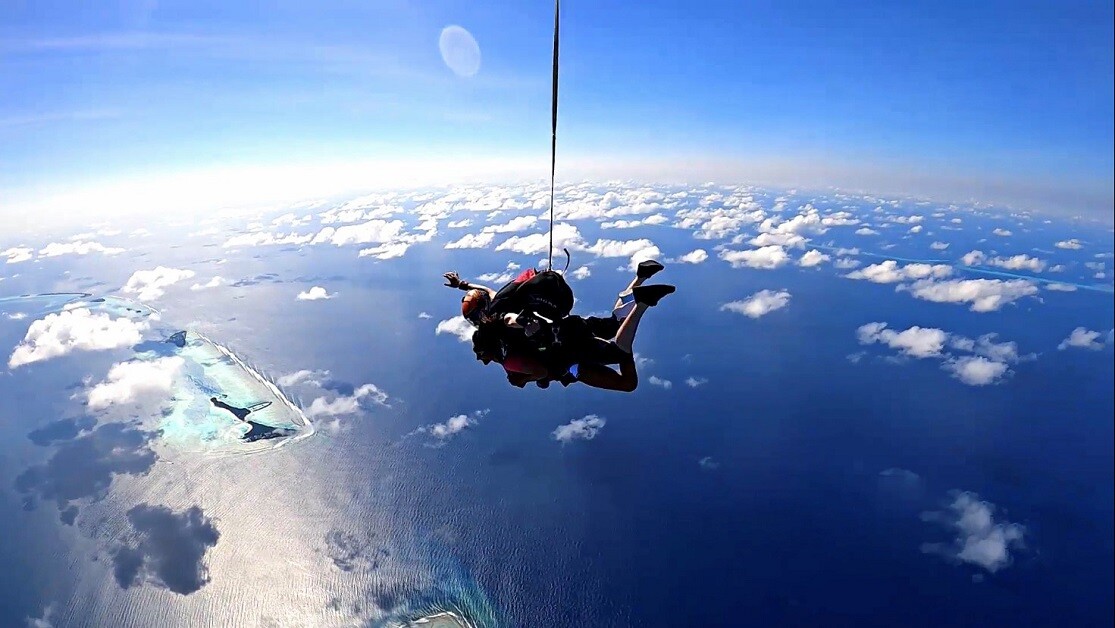 Skydive into the Tropics at Niyama Private Islands
