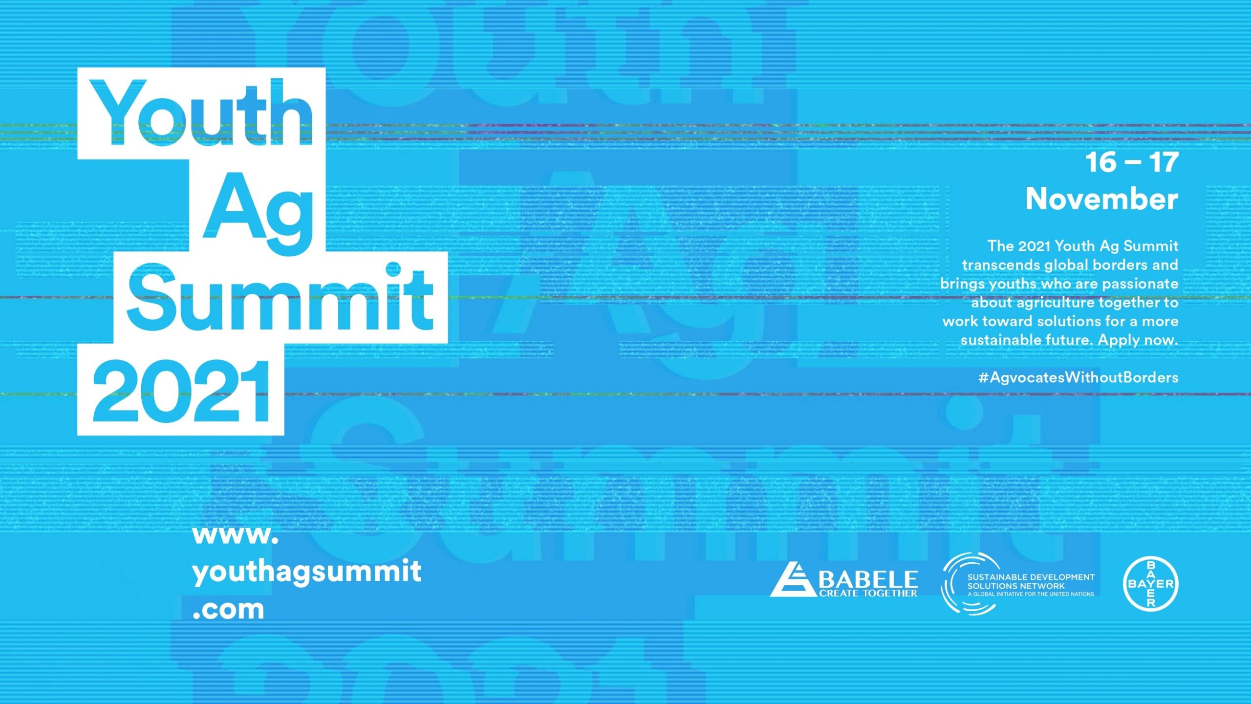 ไบเออร์มุ่งให้ความสำคัญกับ "การหล่อเลี้ยงโลกที่หิวโหย" โดยการเชิญชวนผู้นำเยาวชนจากประเทศไทยให้สมัครเข้าร่วมการประชุมสุดยอดยุวชนเกษตร (Youth Ag Summit) ครั้งที่ 5