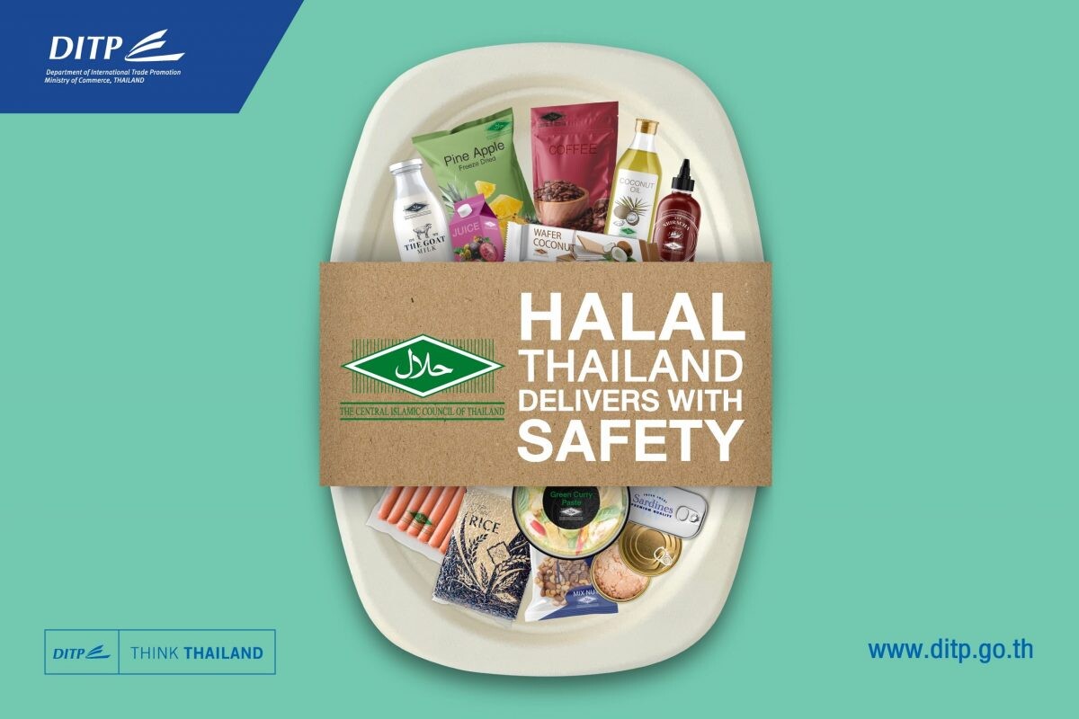 DITP เผยสินค้าอาหารฮาลาลไทยเป็นที่ยอมรับในตลาดโลก ยกระดับมาตรการป้องกันปนเปื้อนโควิด -19 ส่งออกปลอดภัย