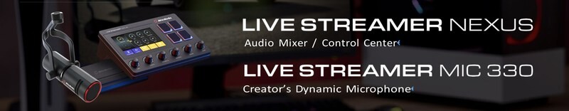 AVerMedia เปิดตัว Live Streamer NEXUS และ MIC 330 นำเสนอระบบควบคุมไลฟ์สตรีมสำหรับคอนเทนต์ครีเอเตอร์และไมโครโฟน XLR ไดนามิก