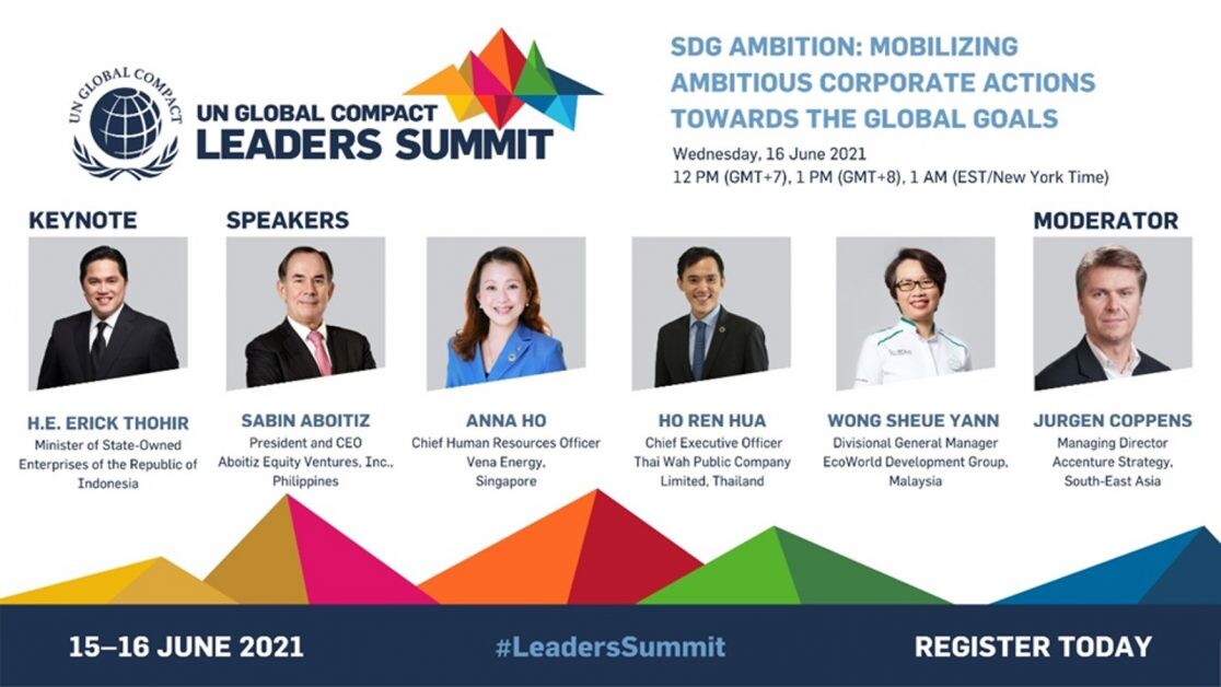 TWPC ร่วมเสวนา "UNGC Virtual Leaders Summit 2021"
