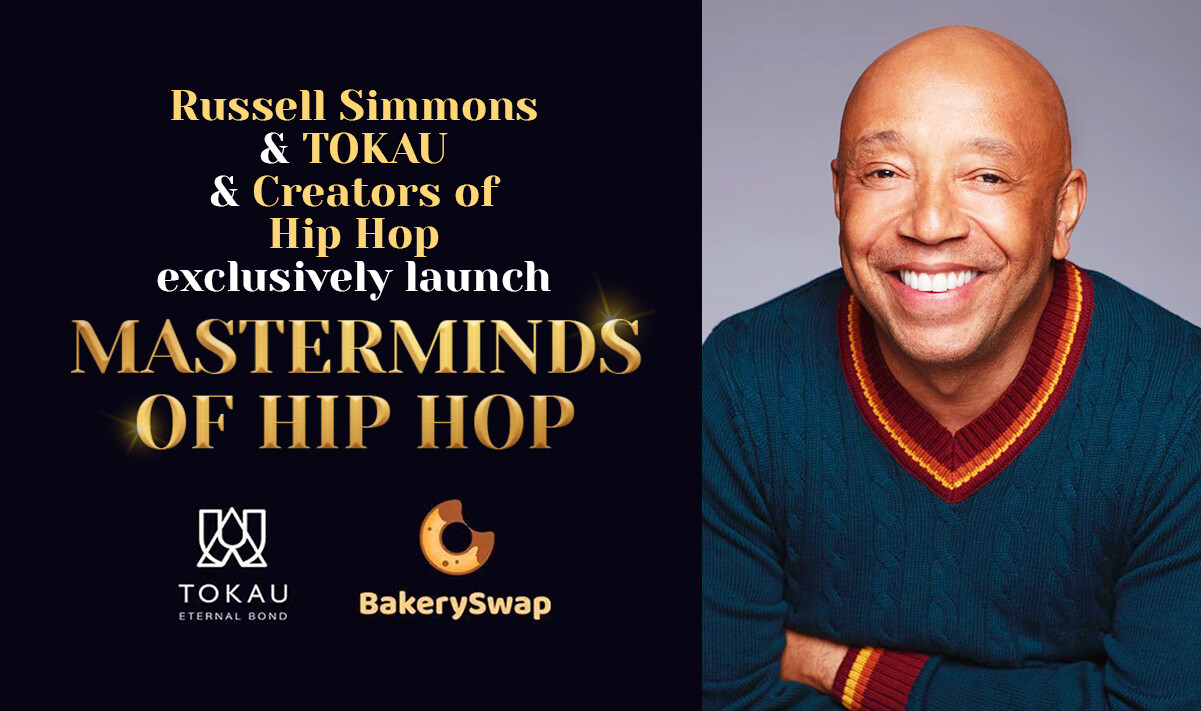 "รัสเซลล์ ซิมมอนส์" เจ้าพ่อวงการฮิปฮอป ร่วมกับ "TOKAU" เปิดตัว NFT คอลเลกชันใหม่ "Masterminds of Hip Hop"