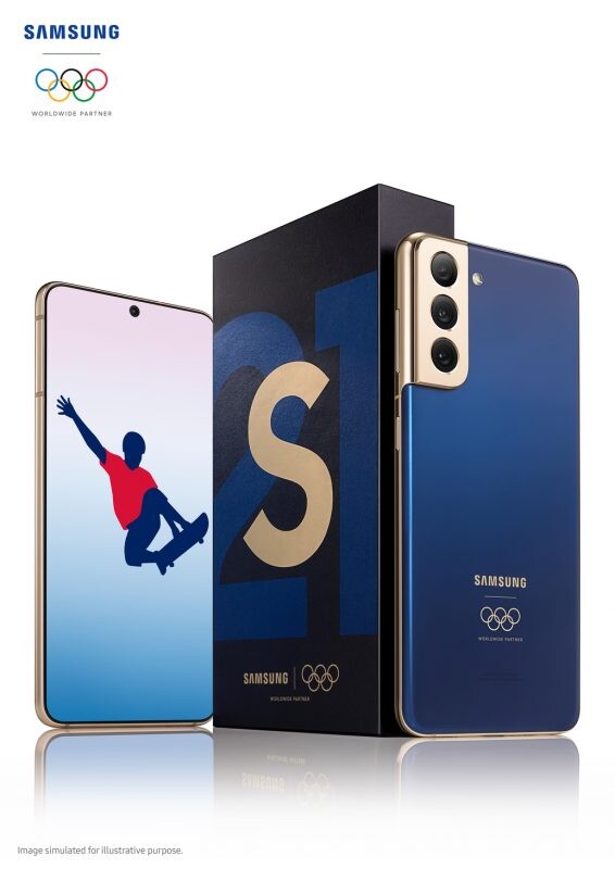 ซัมซุงร่วมสนับสนุนการแข่งขัน "โอลิมปิก โตเกียว 2020" มอบสมาร์ทโฟน S21 5G รุ่นพิเศษให้นักกีฬาที่เข้าร่วมการแข่งขันโอลิมปิกและพาราลิมปิก
