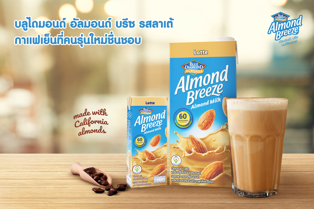 Blue Diamond Almond Breeze Latte Modernizes the Traditional Thai Iced Coffee
