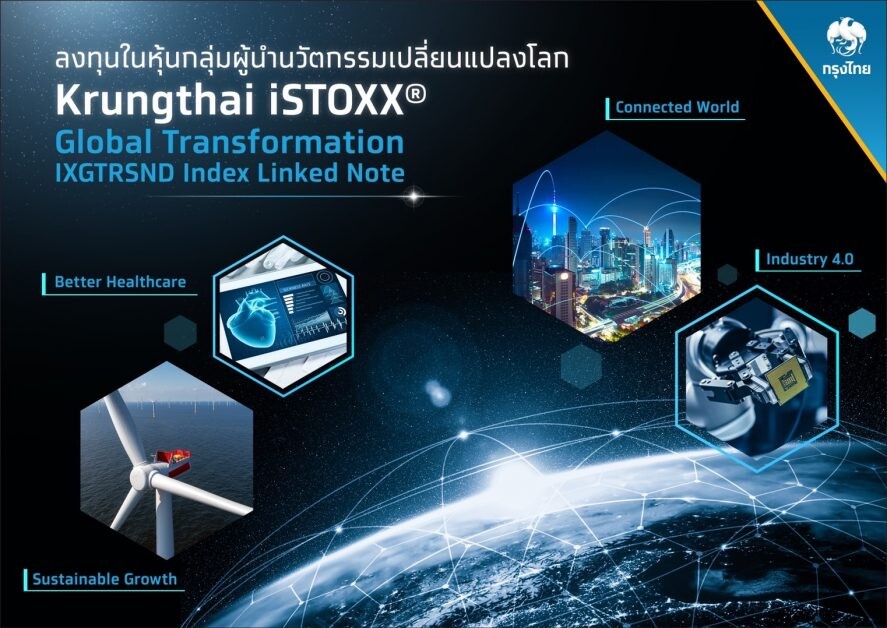 เริ่มวันนี้! กรุงไทยเปิดขายหุ้นกู้อนุพันธ์แฝง จ่ายผลตอบแทนอิง "4 เทรนด์โลกอนาคต" คุ้มครองเงินต้น 100%