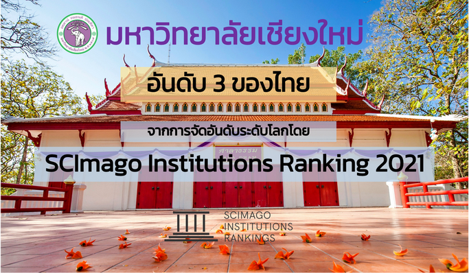 มช. ขยับขึ้นอันดับ 3 ของประเทศ ในการจัดอันดับของ Scimago Institutions Rankings (SIR) 2021