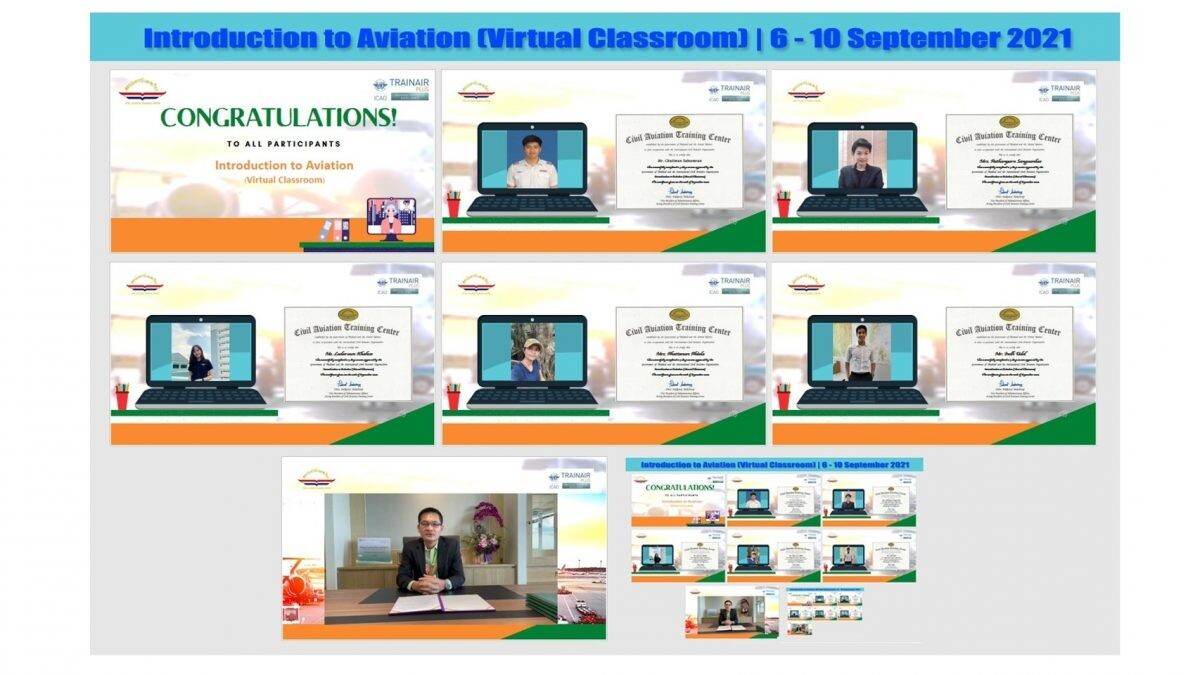 สบพ. จัดอบรมหลักสูตร Introduction to Aviation (Virtual Classroom) รุ่นที่ 2