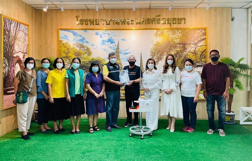 ขอบคุณทุกหัวใจคนไทย ที่ร่วม #ให้เพื่อต่อลมหายใจ !  จาก "บุคลากรทางการแพทย์ด่านหน้า" หลังรับมอบเครื่องจ่ายออกซิเจน High Flow  พยุงการหายใจผู้ป่วยโควิด ที่คิดและผลิตโดย นักวิจัย พระจอมเกล้าลาดกระบัง