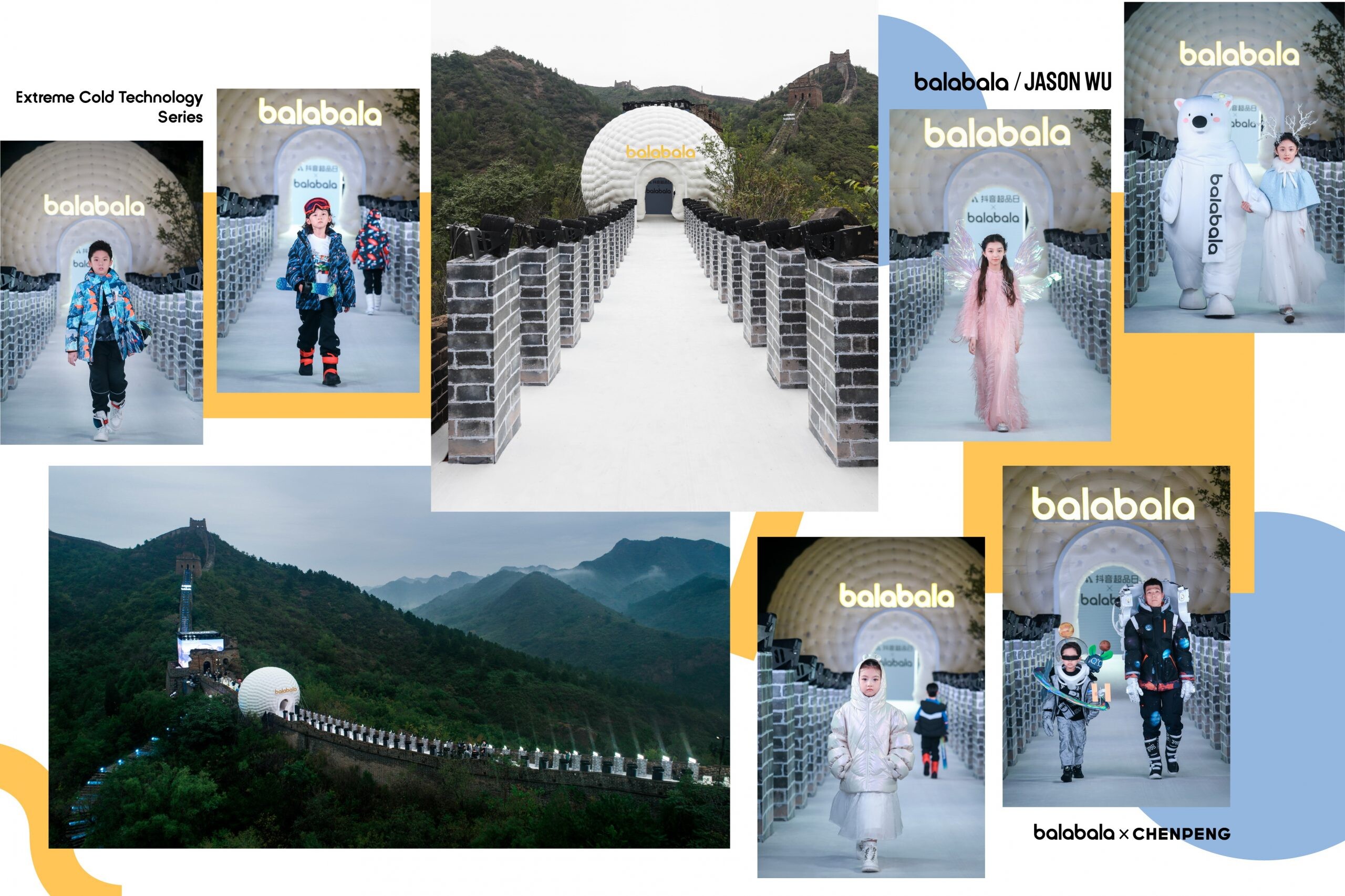 Balabala Big Fashion show at one of the seven wonders of the world - The Great Wall of China -