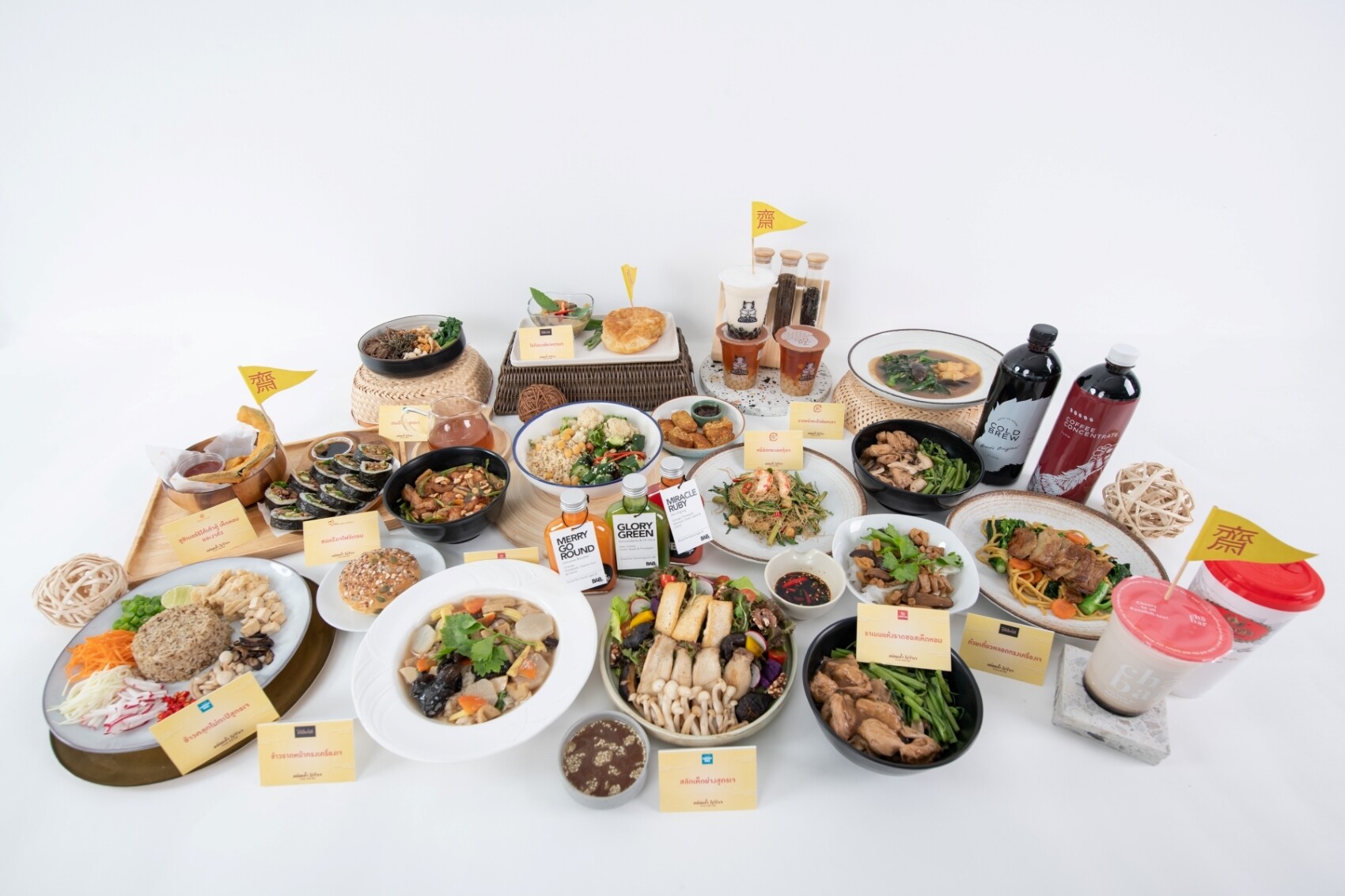 The PARQ Life joins force with legendary vegetarian eatery, Michelin-star restaurant and famous F&B outlets to celebrate the Vegetarian Festival 2021