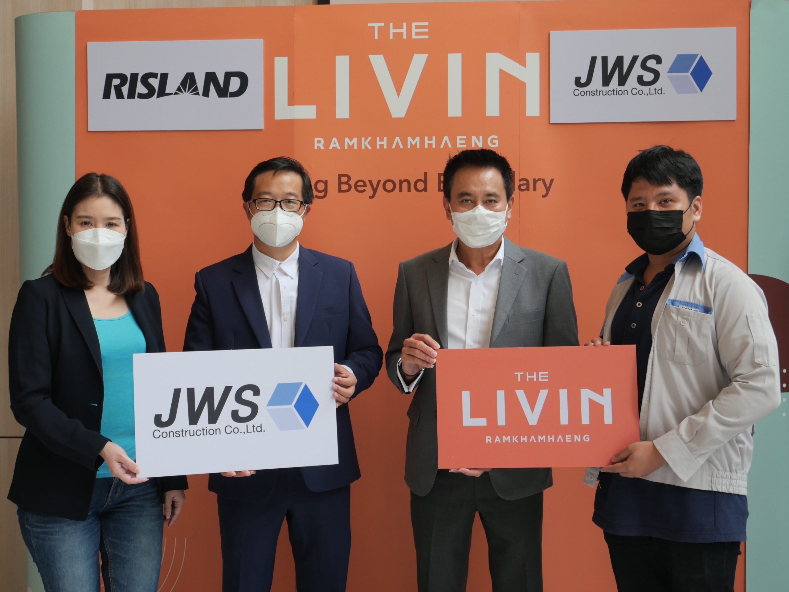 The Livin Ramkhamhaeng Appoints JWS as the Main Contractor to Construct the Project, Moving Forward to Build After the Easing of Lockdown Measures