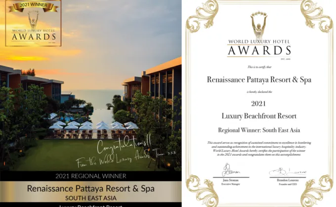 Renaissance Pattaya wins Luxury