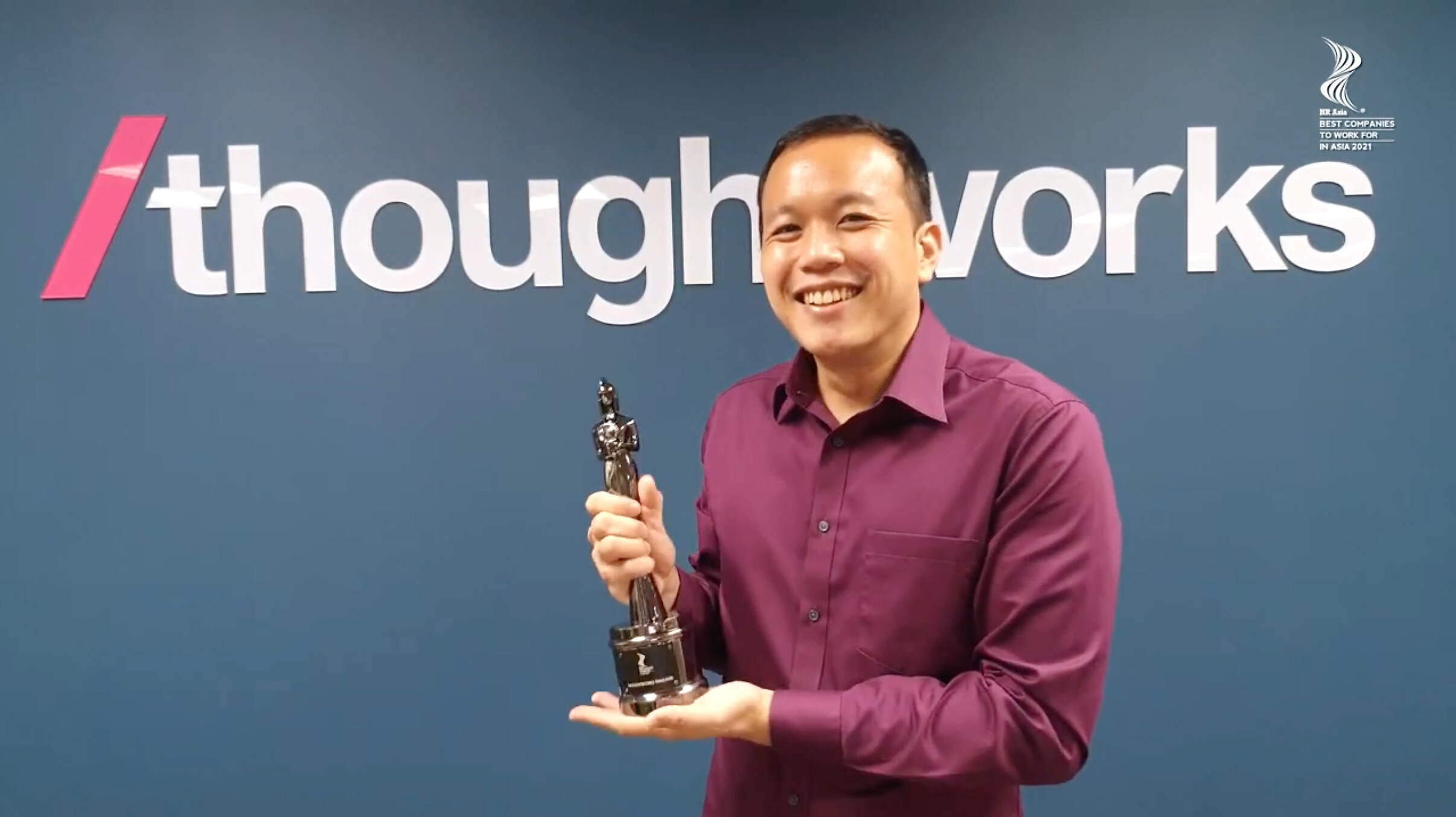 Thoughtworks ประเทศไทย ได้รับรางวัล "บริษัทที่น่าทำงานมากที่สุด" เป็นปีที่สองติดต่อกัน