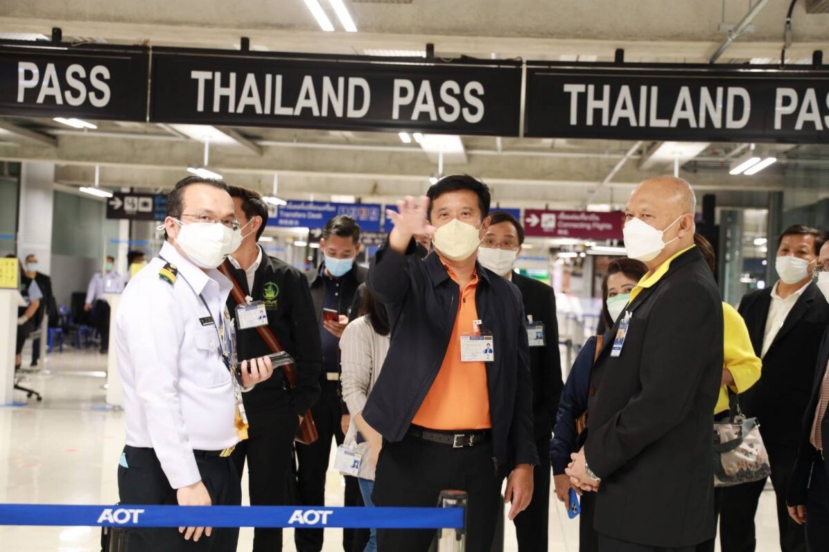 "ชัยวุฒิ" ยัน Thailand pass พร้อม100% รับ นทท.ลงทะเบียนผ่านดิจิทัล