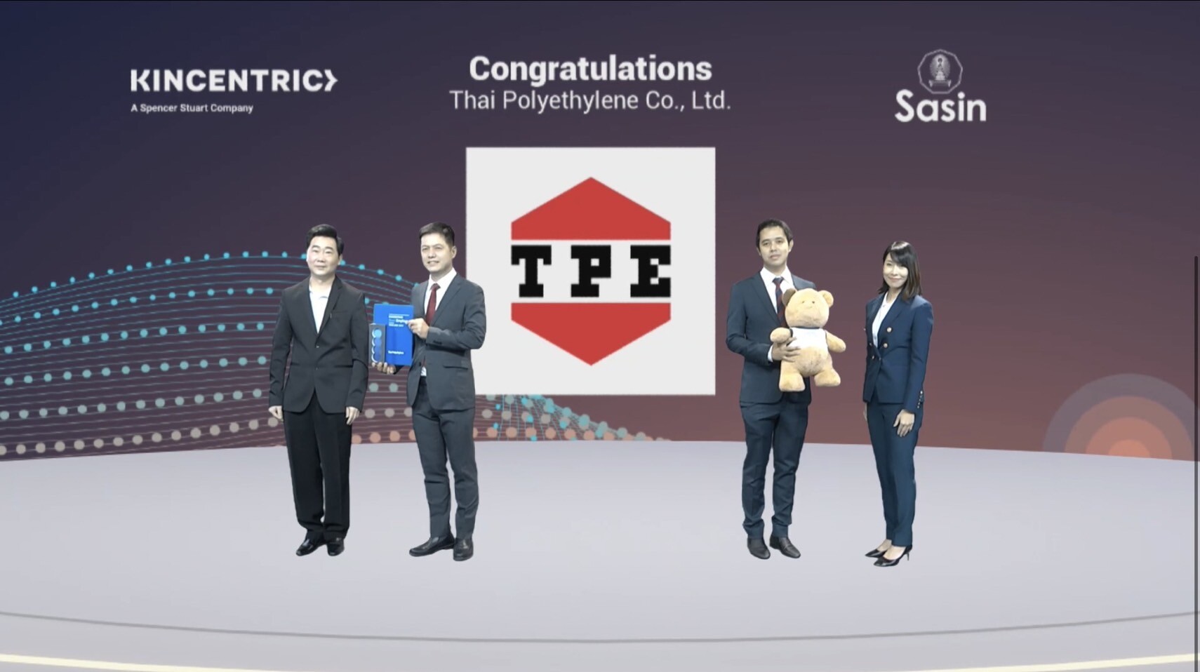 บริษัท ไทยโพลิเอททีลีน ในเอสซีจี เคมิคอลส์ คว้ารางวัลสุดยอดองค์กรนายจ้างดีเด่นแห่งประเทศไทย ปี 64 จากสถาบันด้านทรัพยากรบุคคลระดับโลก