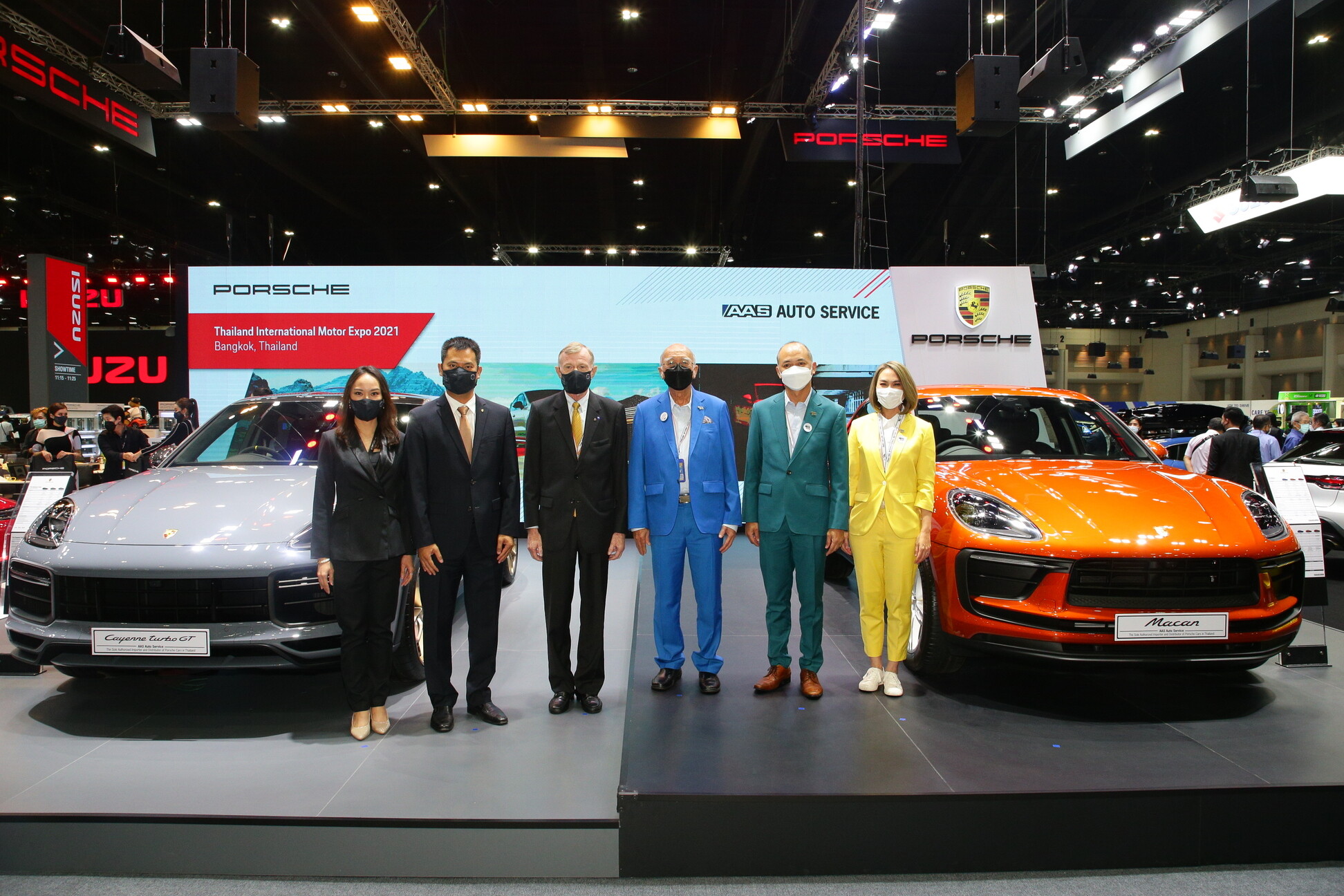 Dynamic 911 GTS , Cayenne Turbo GT and The new Macan make South East Asian debut at 38th Thailand International Motor Expo 2021