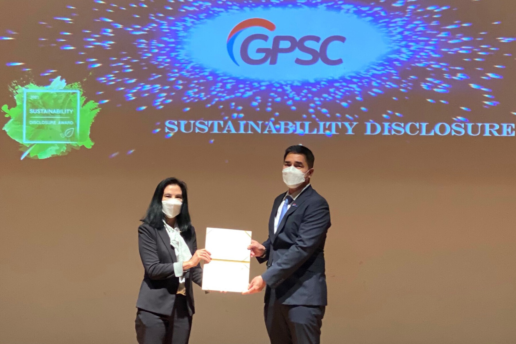 GPSC คว้ารางวัล "Sustainability Disclosure Award"  ต่อเนื่องปีที่ 3